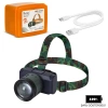 4200 Lümen Şarjlı Sensörlü Kafa Lambası Göstergeli Güçlü LED Aydınlatma Profesyonel Model WT-719