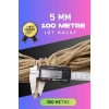 5 MM 100 Metre Jüt Halat Dekoratif Hasır İp Urgan Süs