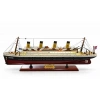 55x23 cm Özel Tasarım Işıklı Ahşap Titanik Gemi