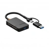 ADS-315 Type-C+ Lightning 8 In 1 Card Reader 5Gbps ZR784