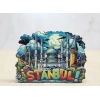 Ahşap İstanbul Temalı Magnet Alk4597