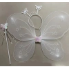 Beyaz Renk Kanadı Tacı ve Sopası 50x37 cm