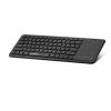 Bluetooth + Wıreless Klavye + Touch Pad Q Siyah HDX2505