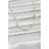 CM 14K Gold Renk Zincirli Model 60 cm Kadın Kolye TJ-BKO10976