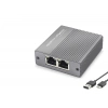 Gigabit Ethernet Switch 4 Port Type C Güç Girişli Gri HDX1413