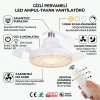 Gizli Pervaneli LED Ampul-Tavan Vantilatörü HV501