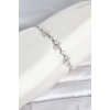 Gümüş Renk Pirinç Model Asansörlü Model Kadın Bileklik TJ-BB8539
