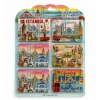 İstanbul Temalı Ahşap Buzdolapı Süsü Magnet 6Lı Set Alk5808