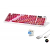 Kablosuz Mekanik Klavye Rgb Blue Switch 95 Tuş - Kırmızı Beyaz MF1705R