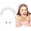 Kristal Taşlı Gümüş Birthday Girl Parti Tacı