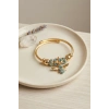 Mavi Arı Model Gold Renk Charm Bileklik TJ-BB8687