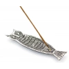 Metal Kayık Baykuş Tasarımı Tütsülük Model 1