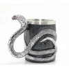 Paslanmaz Çelik Yılan Tasarımlı Kupa Bardak ALK1019