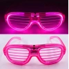 Pembe Led Işıklı Parti Gözlüğü - Neon 3 Modlu