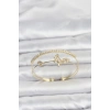 Pirinç Gold Renk Model Kadın Bileklik TJ-BB8505