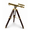 Pirinç Tripod Teleskop Ahşap Ayaklı 1479