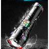 Pro F-3002 Alüminyum TG LED Gece Şeritli Type-C Şarjlı El Feneri