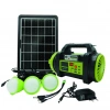Şarjlı 30 W Solar Şarjlı Ev Aydınlatma Seti Radyo Ve Fan Powebank WS-5683