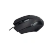 Siyah Mat Desenli USB Kablolu 3D Optik Mouse