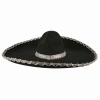 Sombrero Meksika Şapkası Gümüş Şeritli Yetişkin Boy