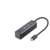Type-c 3.2 Gen2 Hub 4 Port 10 Gbps Siyah TU1009
