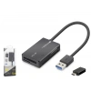Usb Type-c 3.2 Gen1 All İn One Kart Okuyucu Cf Sd Microsd Ms 5 Gbps Siyah C313