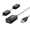 Usb Uzatma Kablosu 25 M - Silver Siyah HDX7546