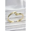 Zikzak Model Gold Renk Pirinç Kadın Bileklik TJ-BB8554
