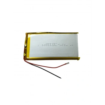 1260110 3.7V 10.000mAh Li-Polymer Pil (Devreli/1.5A)