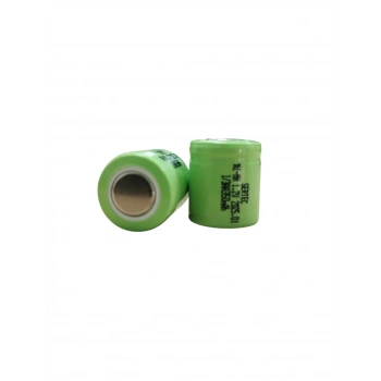 1.2V 350 Mah - 1/3AA - Ni-MH Şarjlı Pil - (Başsız / Flat Head)