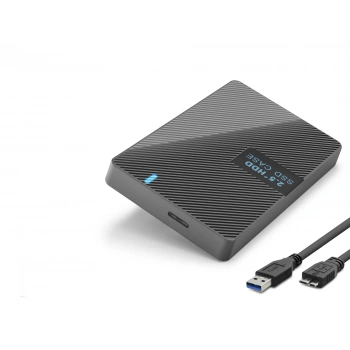 2.5 Sata Hdd/Ssd Harici Disk Kutusu Usb 3.0 Micro-B - Siyah HDX1792