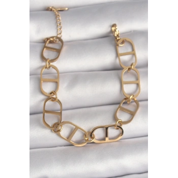 316L Çelik Gold Renk Kadın Bileklik TJ-BB6735