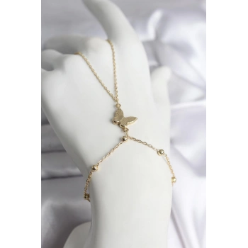 316L Çelik Gold Renk Model Kadın Şahmeran TJ-SN740