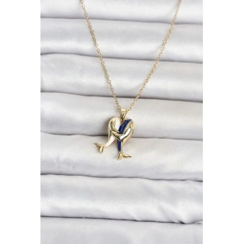 316L Çelik Zincir Gold Renk Model Kadın Kolye TJ-BKO11094
