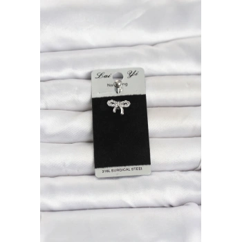 316L Cerrahi Çelik Fiyonk Model Göbek Piercing TJ-PR1376