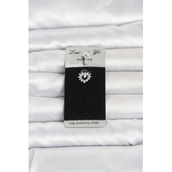 316L Cerrahi Çelik Kalp Model Göbek Piercing TJ-PR1394