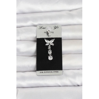 316L Cerrahi Çelik Sallantılı Model Göbek Piercing TJ-PR1409