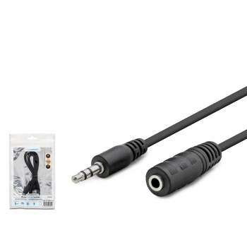 3.5 Mm Aux Uzatma Kablosu 1.2 M - Siyah HDX1004