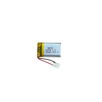 502030 3.7V 250 MAh Li-Polymer Pil (Devreli/1.5A)