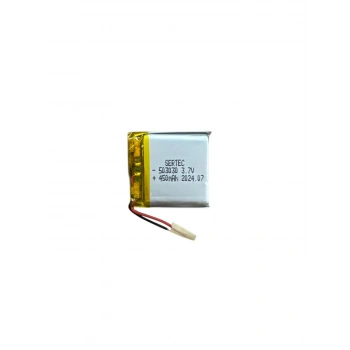 503030 3.7V 450mAh Li-Polymer Pil (Devreli/1.5A)