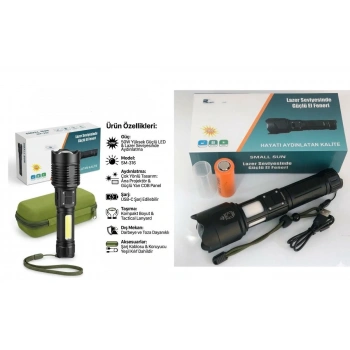 50W Led Şarjlı El Feneri SM-316