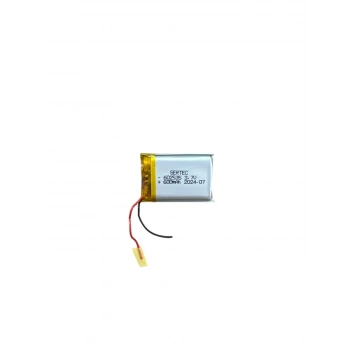 602535 3.7V 600 MAh Li-Polymer Pil (Devreli/1.5A)