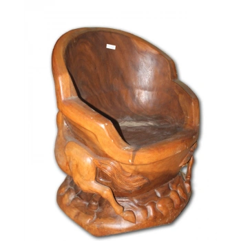 Ahşap At Tasarımlı Oturak