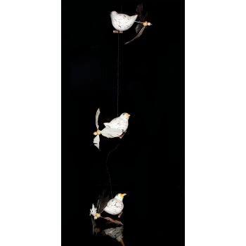 Ahşap Hayvan Figürlü Rüzgar Çanı No:3