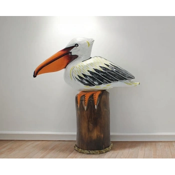 Ahşap Pelikan 45 Cm