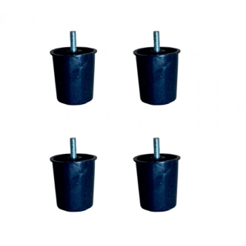 Baza Plastik Ayak - 58MM - Siyah M.3/8 HKS277 - 4 Adet