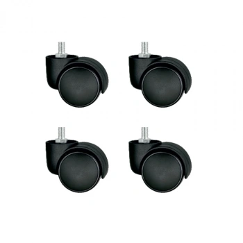 Bürosit Plastik Vidalı Teker - 50MM HKS152 - 4 Adet