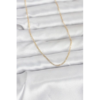 CM 14K Gold Renk 60 cm Zincirli Kadın Kolye TJ-BKO10949