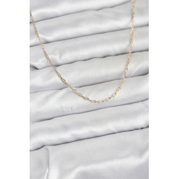 CM 14K Gold Renk Ataç Zincir Model 60 cm Kadın Kolye TJ-BKO10934