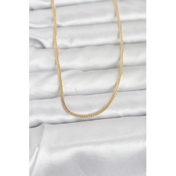 CM 14K Gold Renk Dolgun Zincir Model 60 cm Kadın Kolye TJ-BKO10954